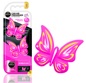 BUTTERFLY Bubble Gum - zapach samochodowy AROMA CAR