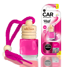 Wood AROMA CAR Bubble Gum - Pachnąca zawieszka samochodowa