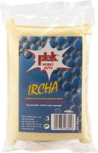 Gąbka dwustronnie obszyta irchą - duża PLAK 