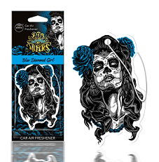 BLUE DIAMOND GIRL Dia De Los Muertos - Zawieszka samochodowa AROMA CAR