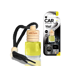 Wood AROMA CAR Black - Pachnąca zawieszka samochodowa